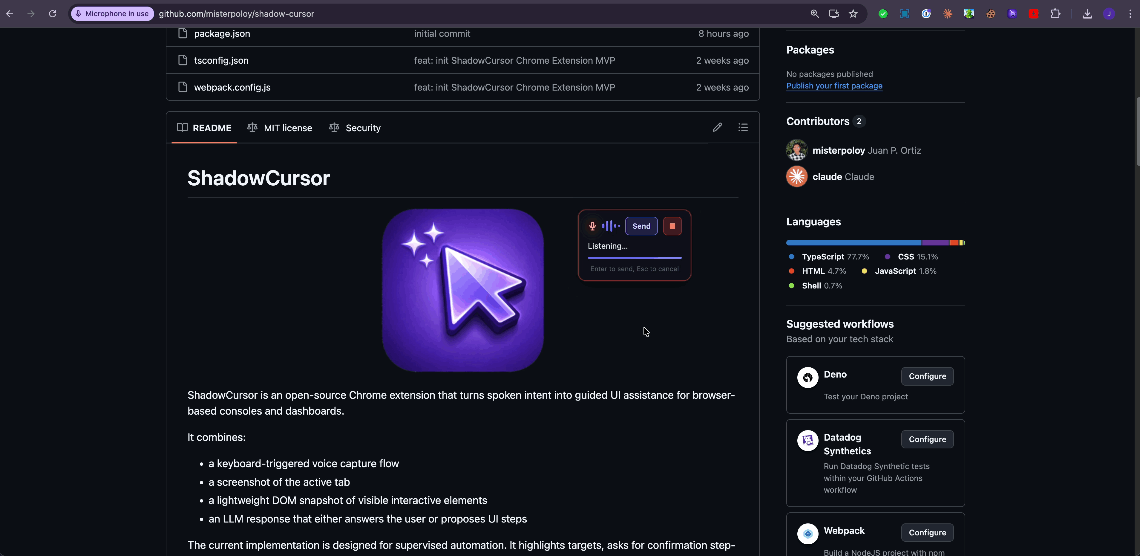 ShadowCursor screenshot 2