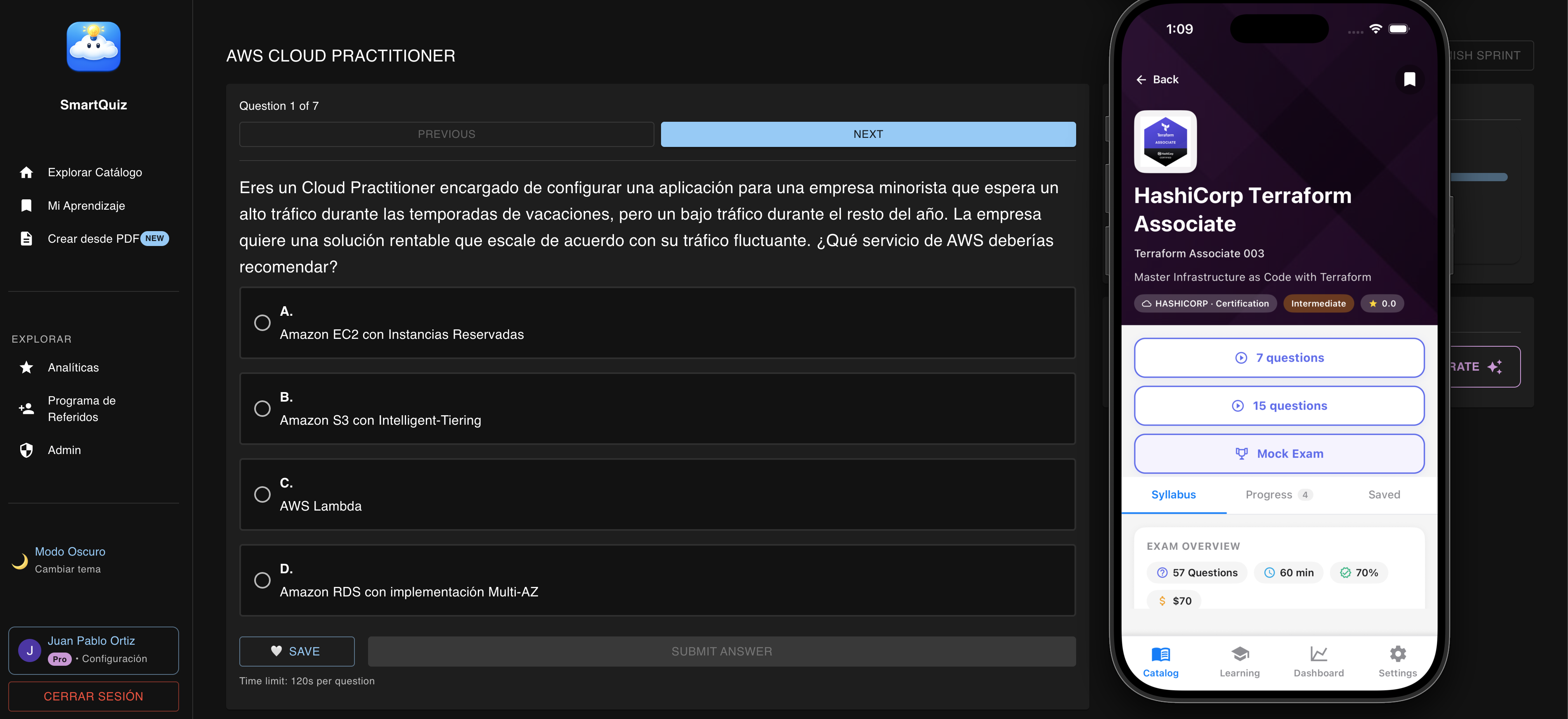 SmartQuiz.cloud screenshot 2