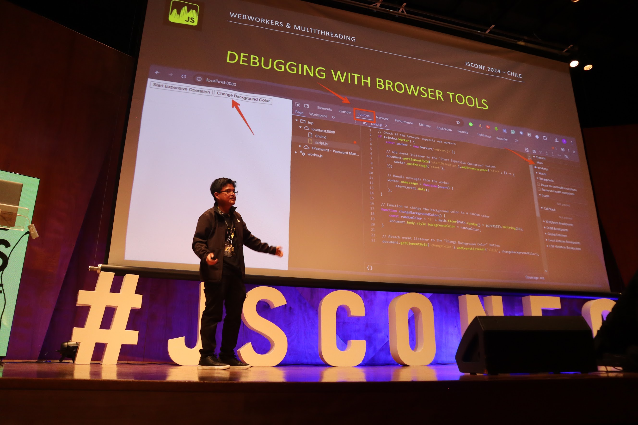 JSConf Chile 2024 feature